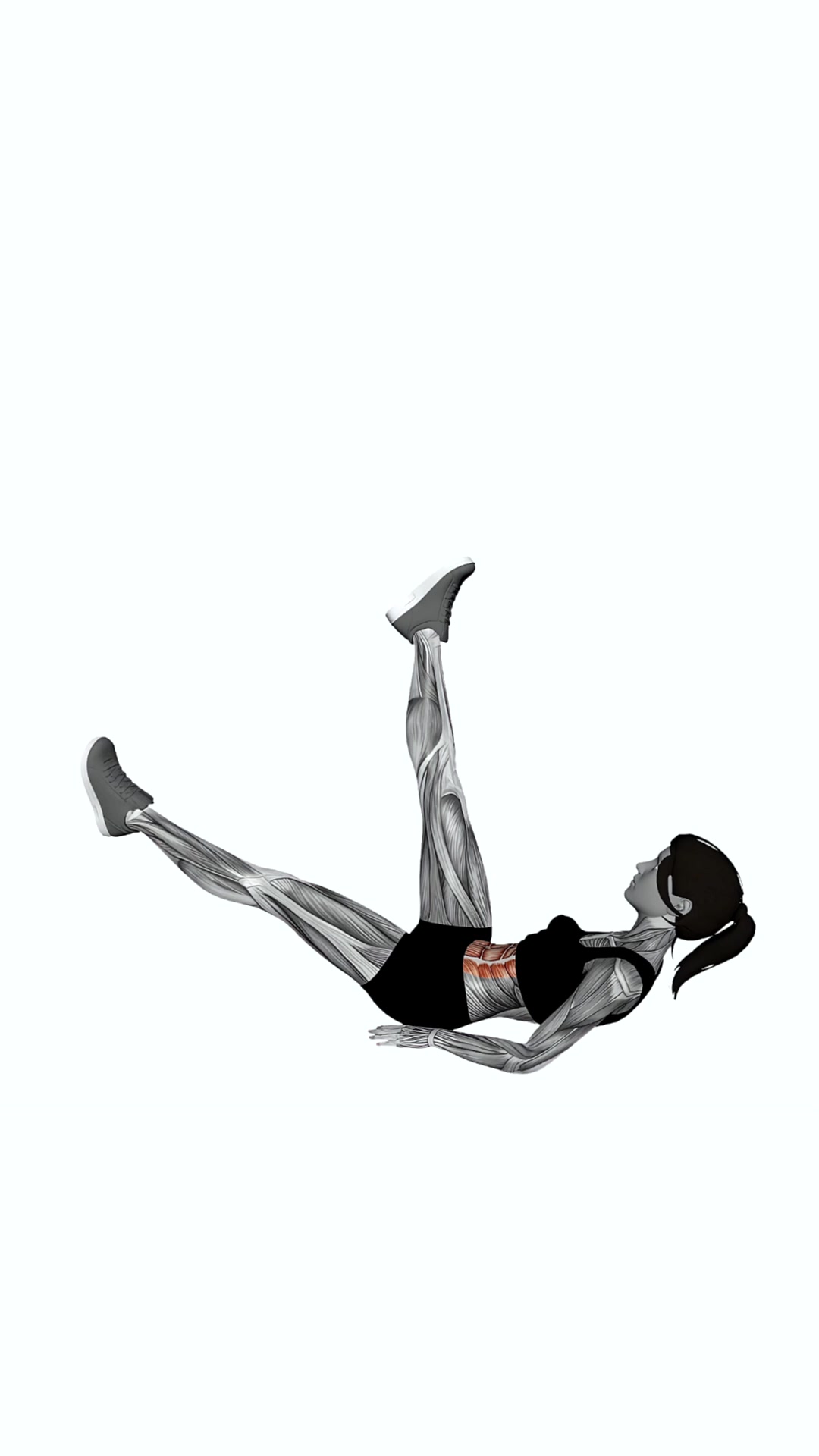 Alternate Leg Raise With Head