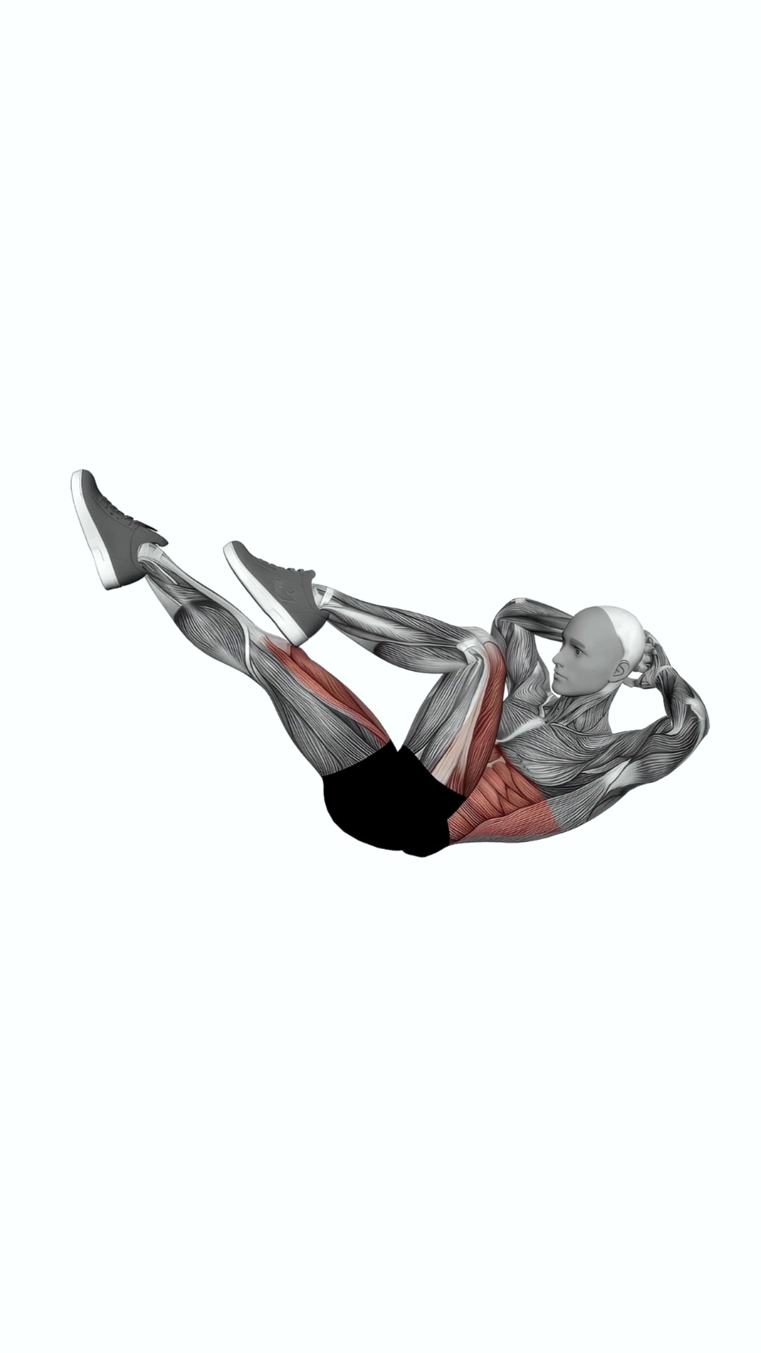 Bicycle Twisting Crunch