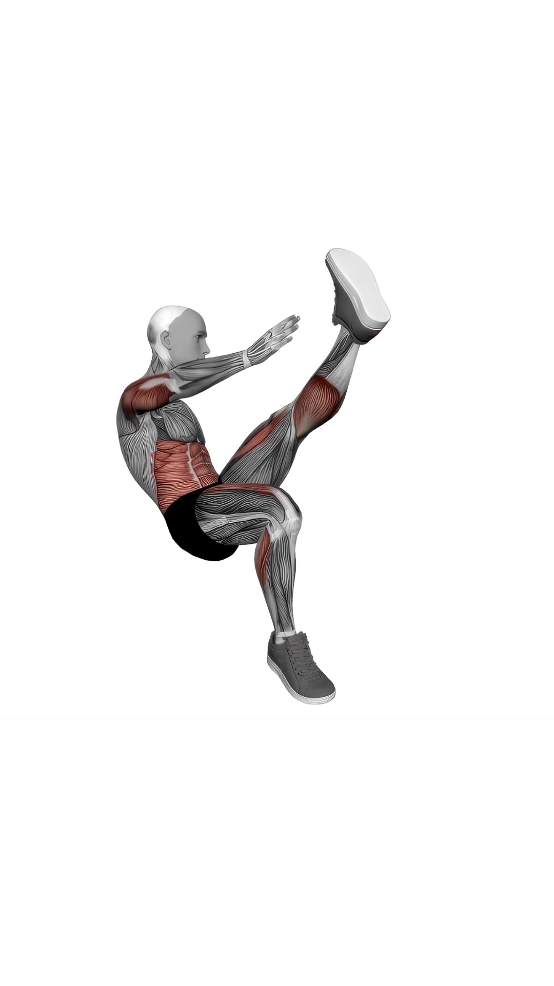Crab Twist Toe Touch