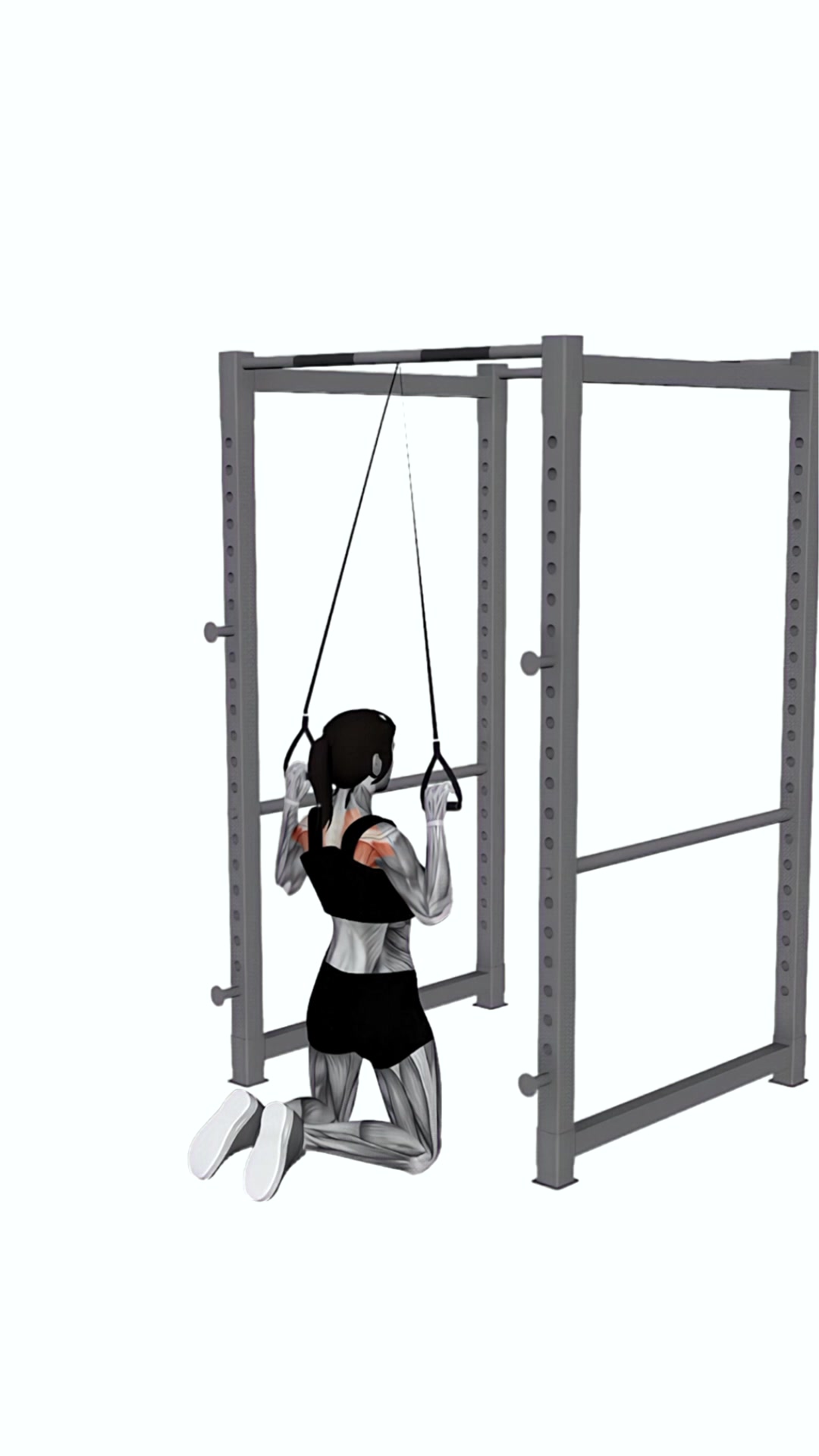 Band Kneeling Lat Pulldown