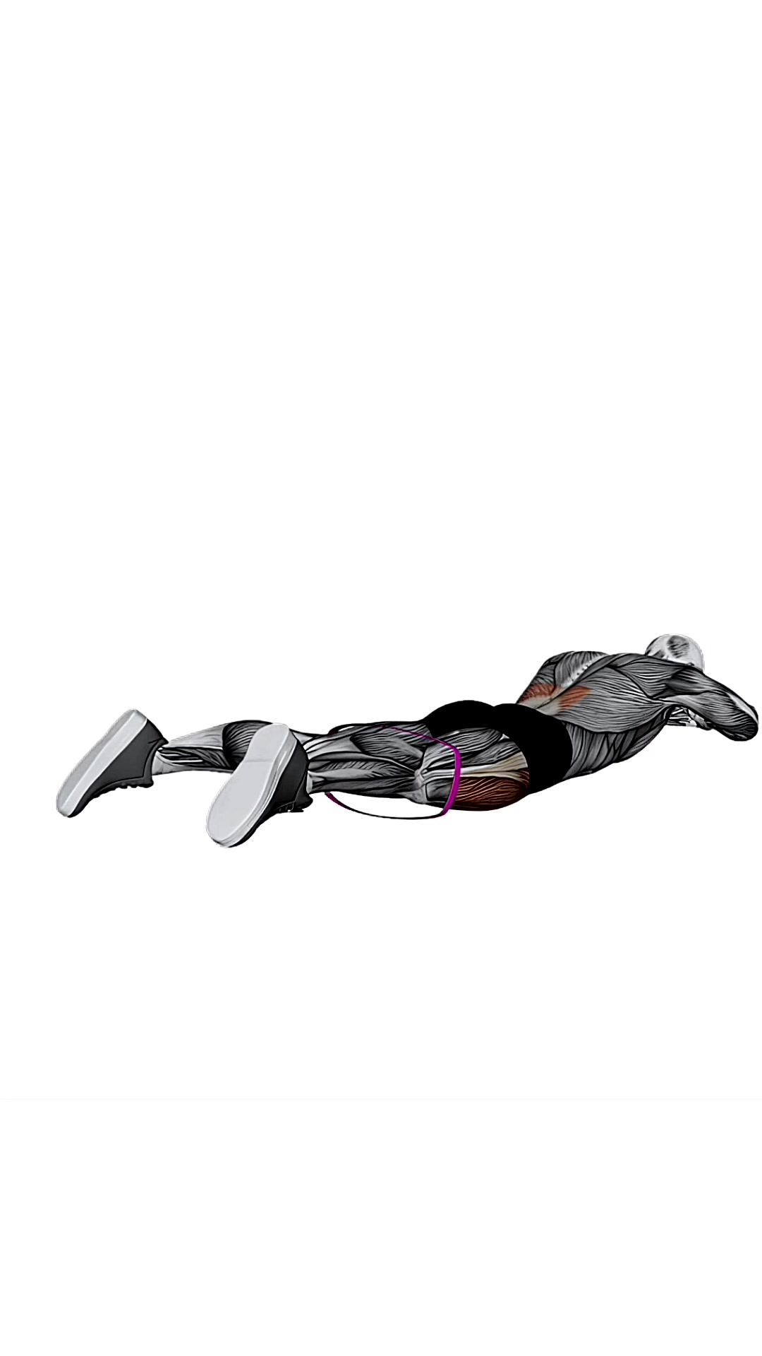 Resistance Band Lying Hyperextension Abduction