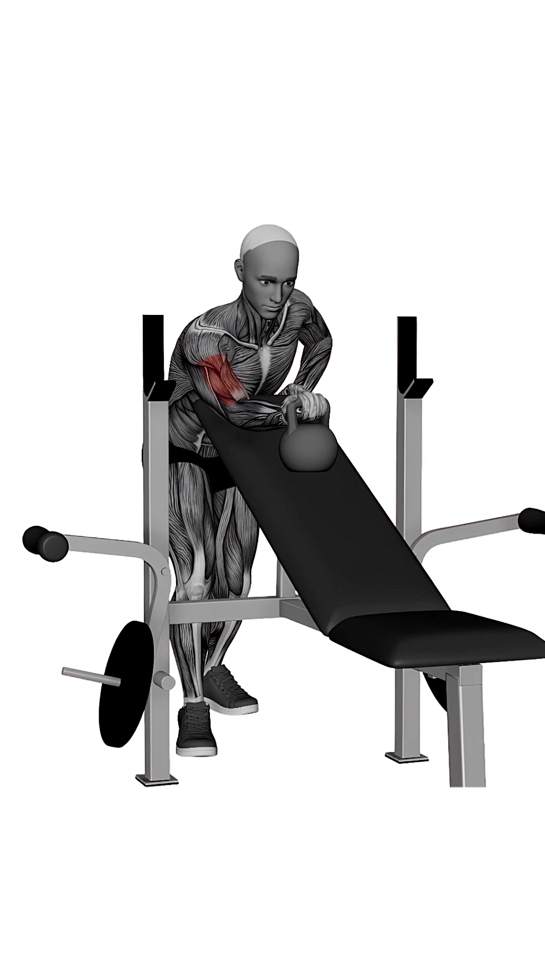Kettlebell Preacher Curl