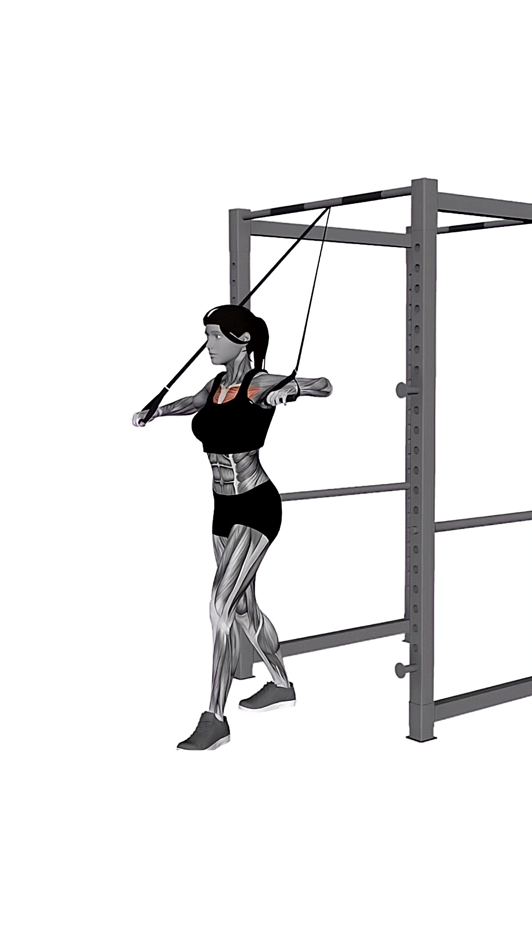 Band Low Alternate Chest Press