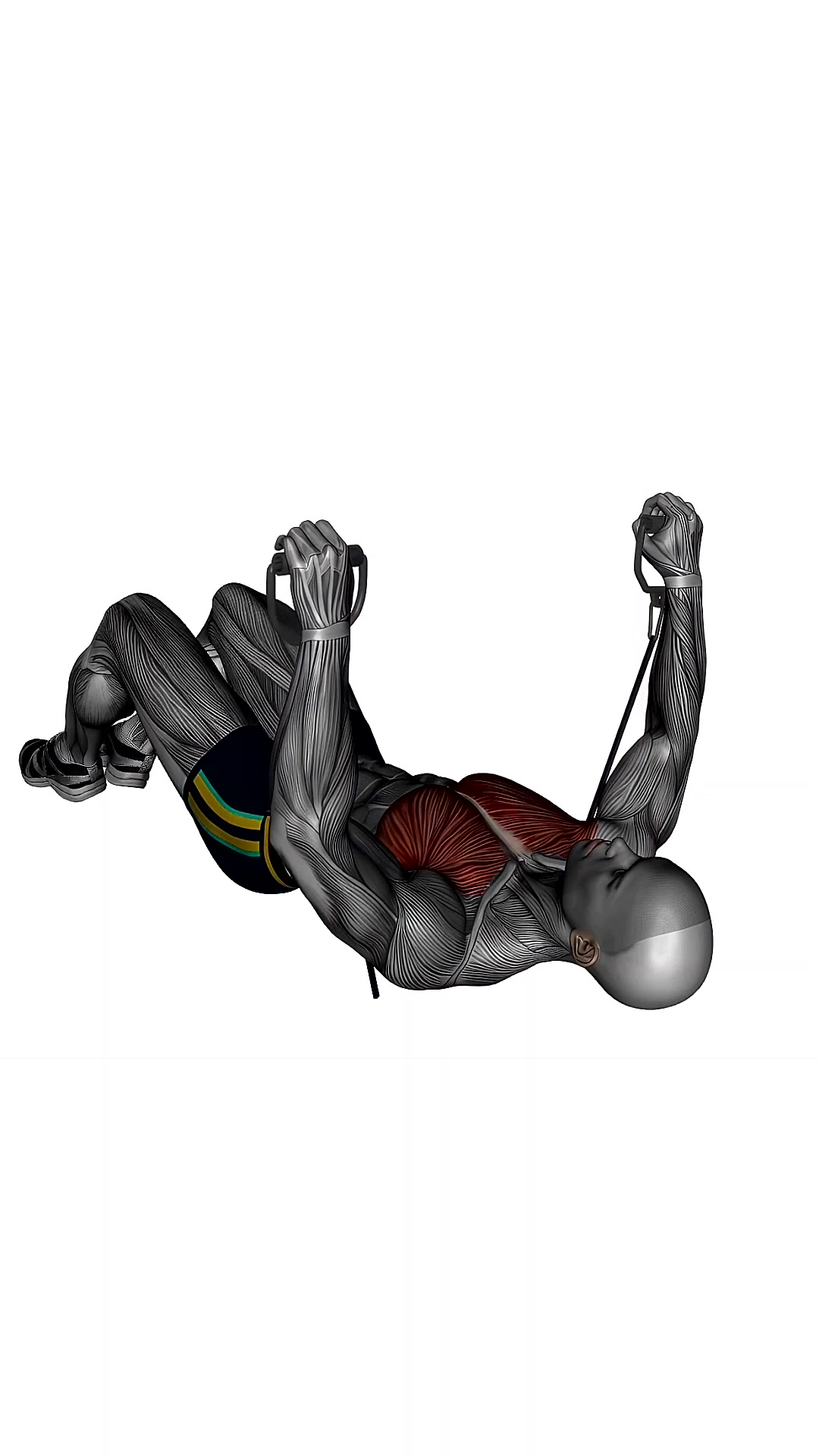 Floor Cable Resistance Band Press