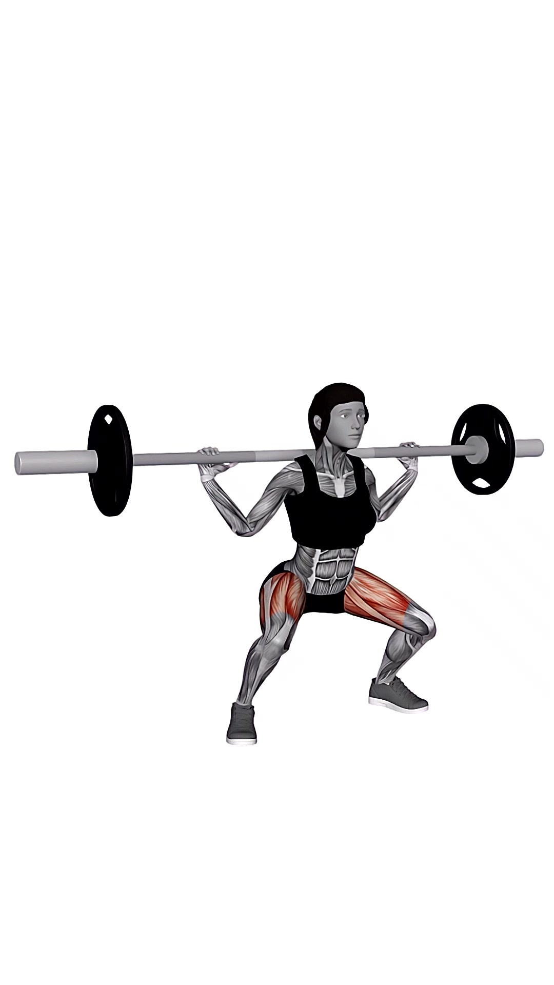 Barbell Full Squat Wide