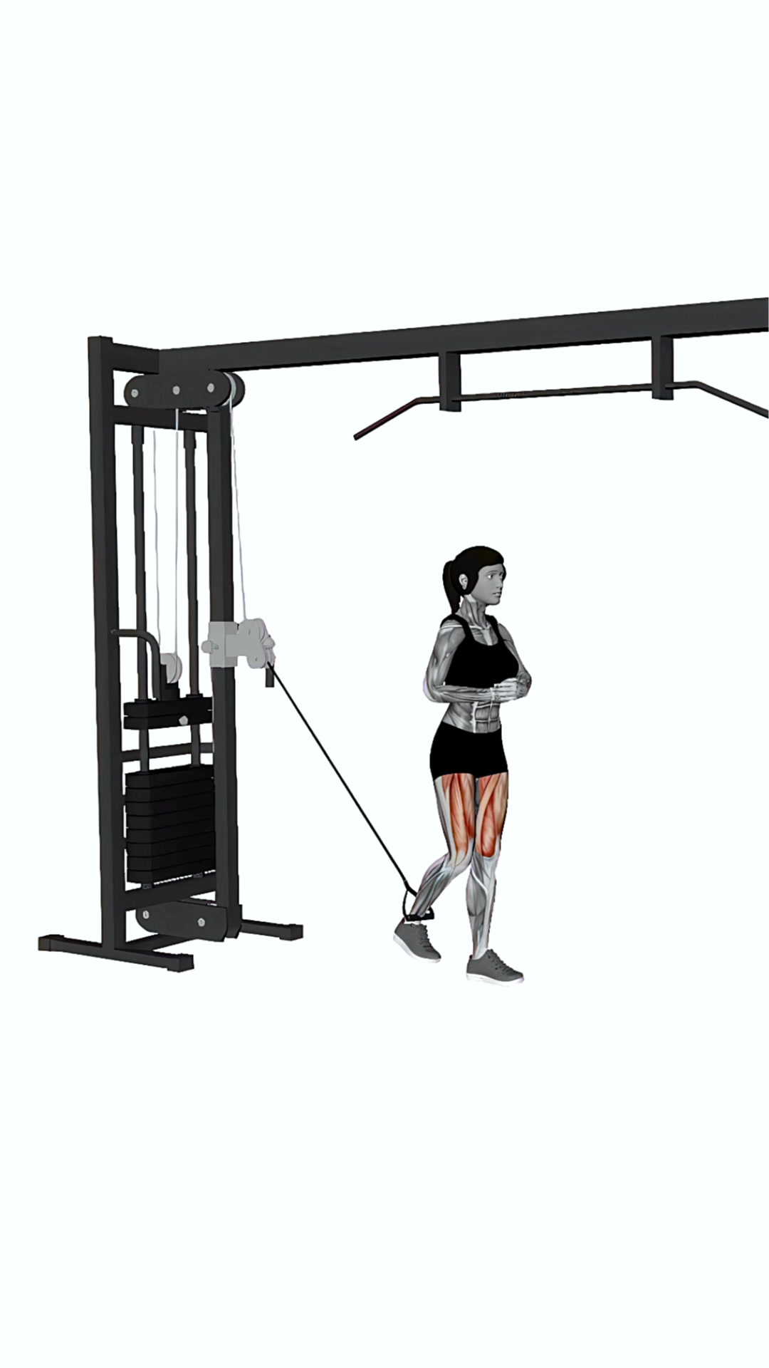 Cable Standing Leg Extension