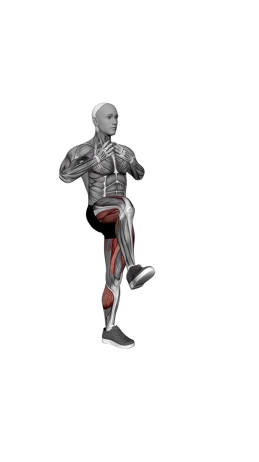 Crossed Arms Front Leg Kick