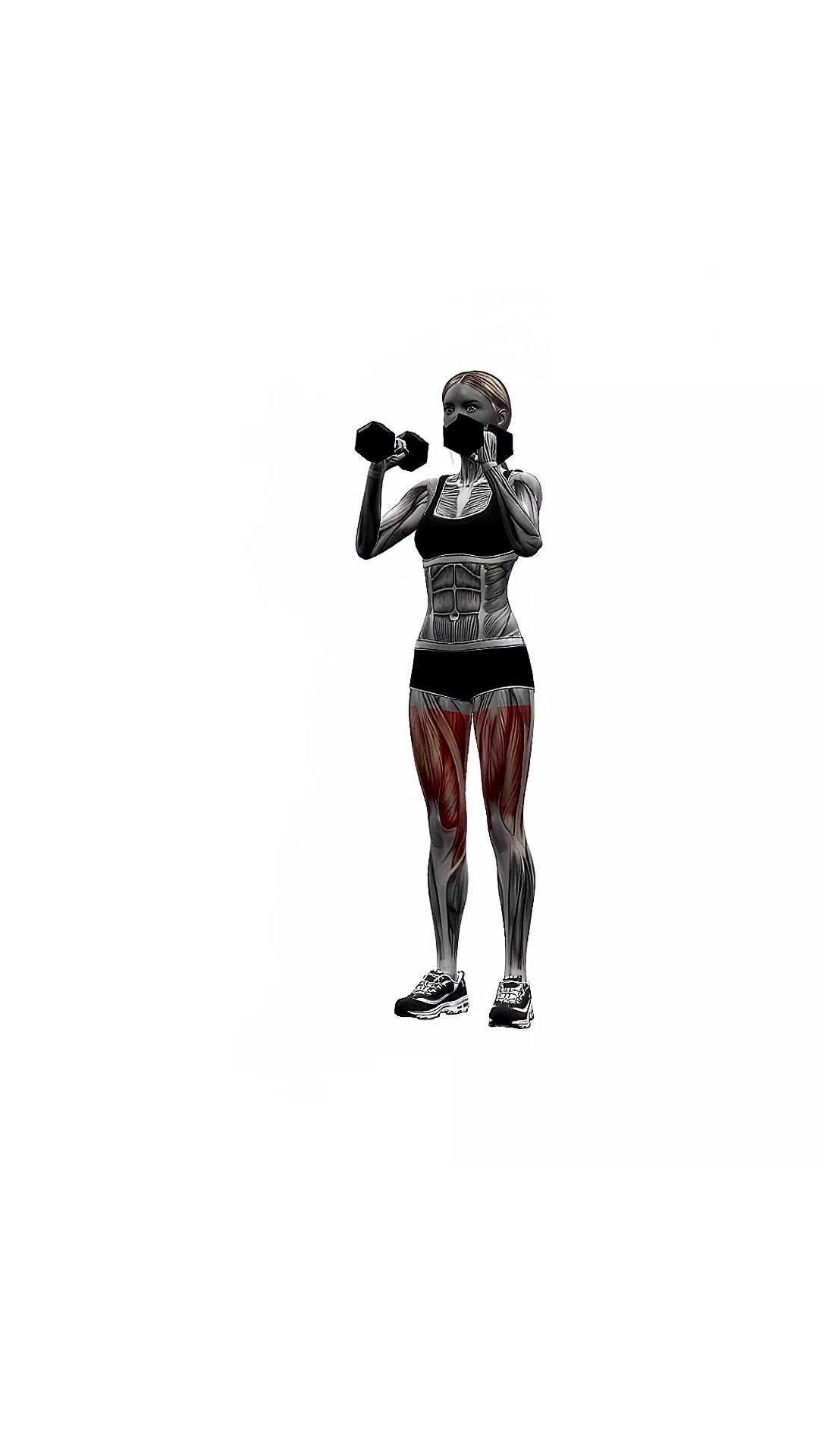 Dumbbell Lunge To Overhead Press