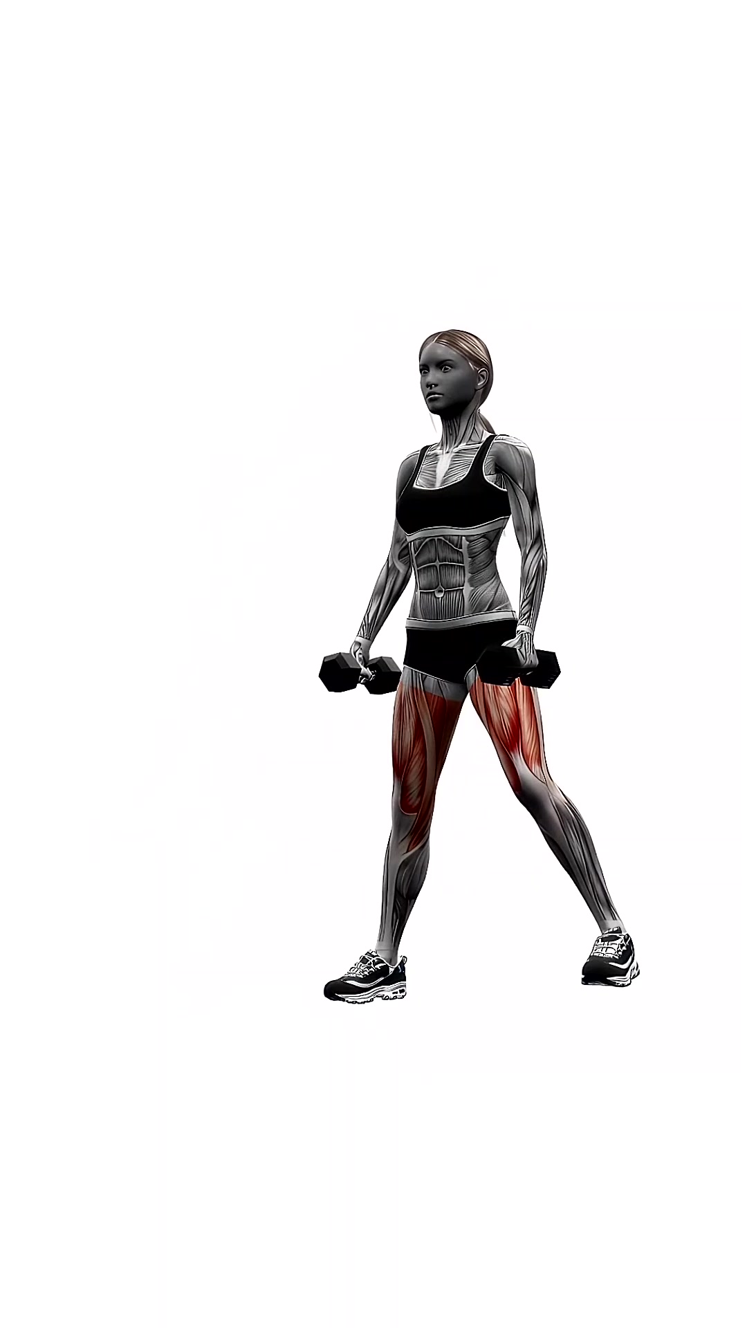 Dumbbell Side Lunge Alternating