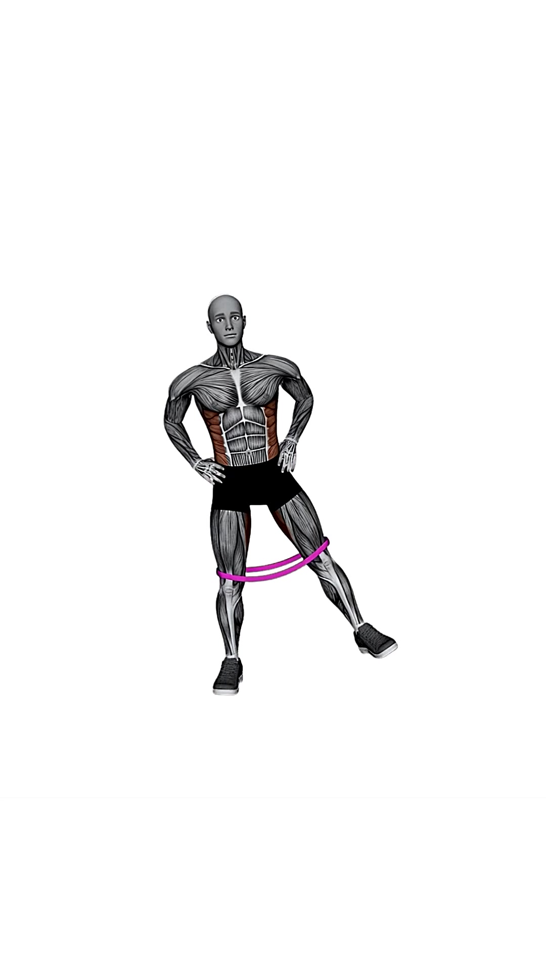 Resistance Band Standing Balance Hip Abduction