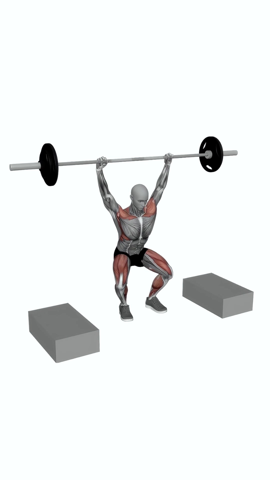 Barbell Snatch From Blocks