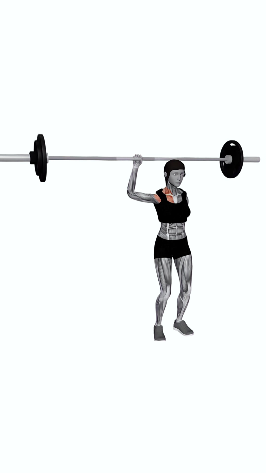 Barbell Behind The Back Push Press Single Arm Balance