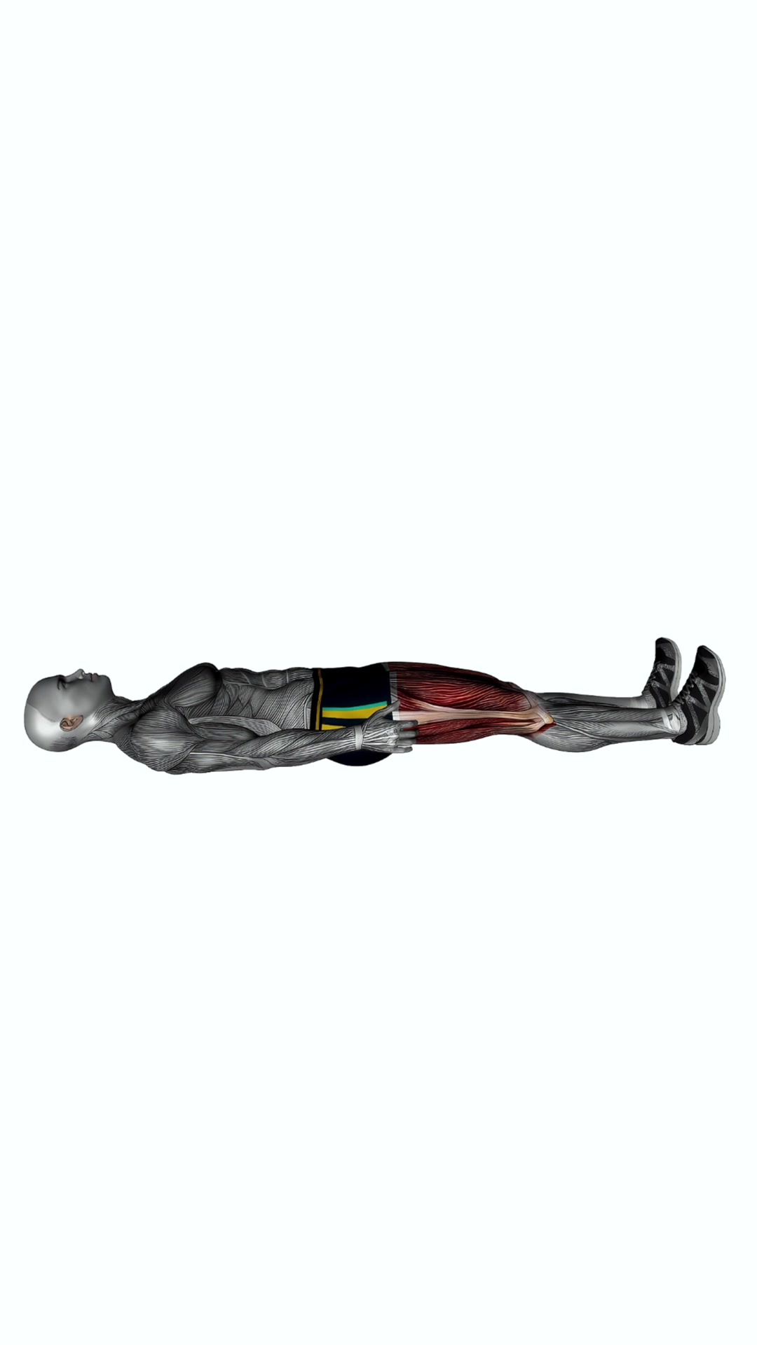Hamstring Lying Straight Leg Stretch