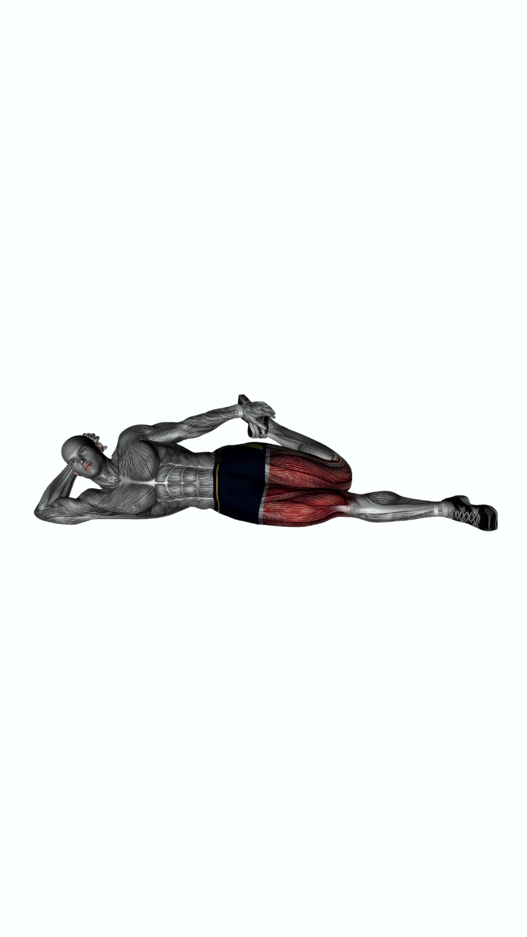 Lying Side Quadriceps Stretch