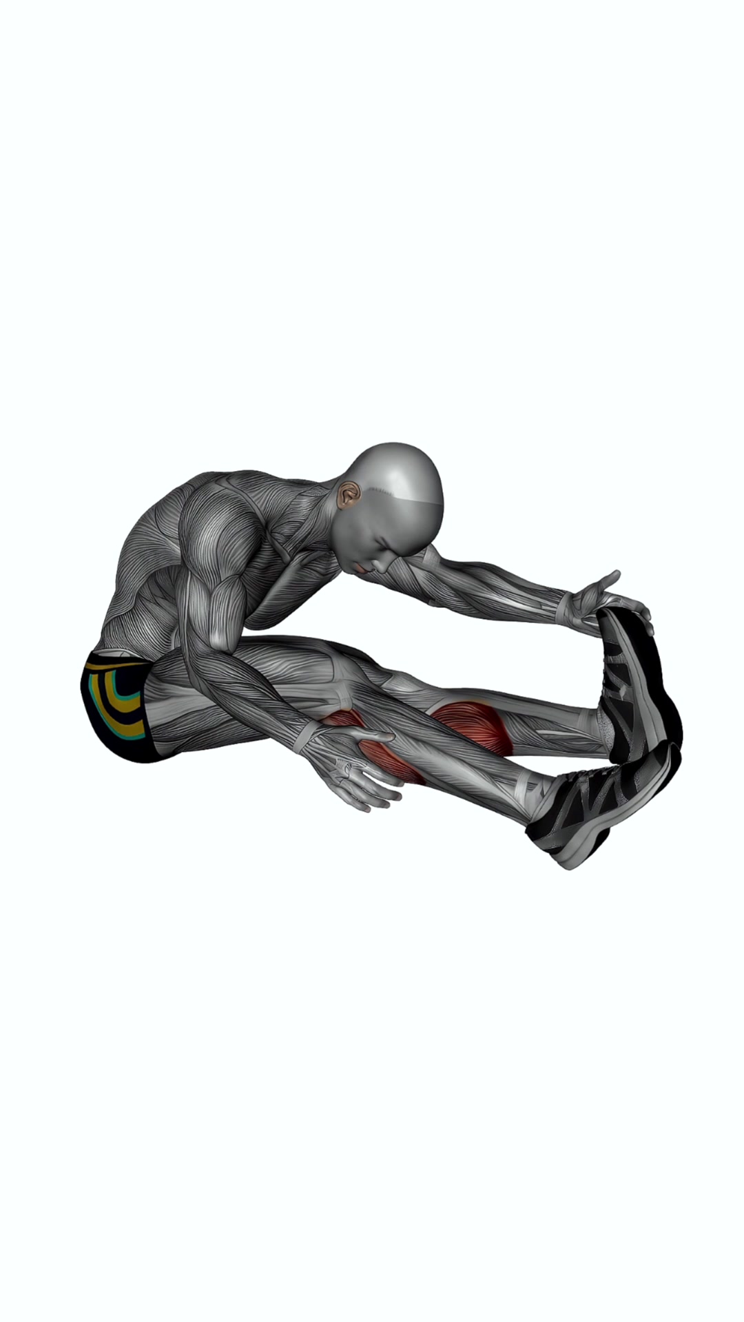 Seated Straight Leg Calf Stretch