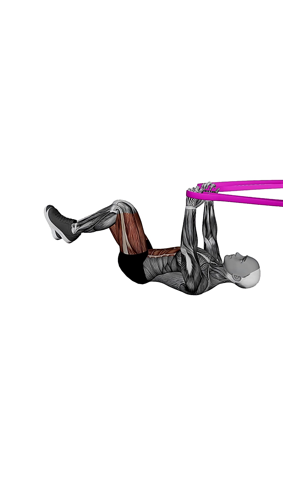 Resistance Band Upper Body Dead Bug