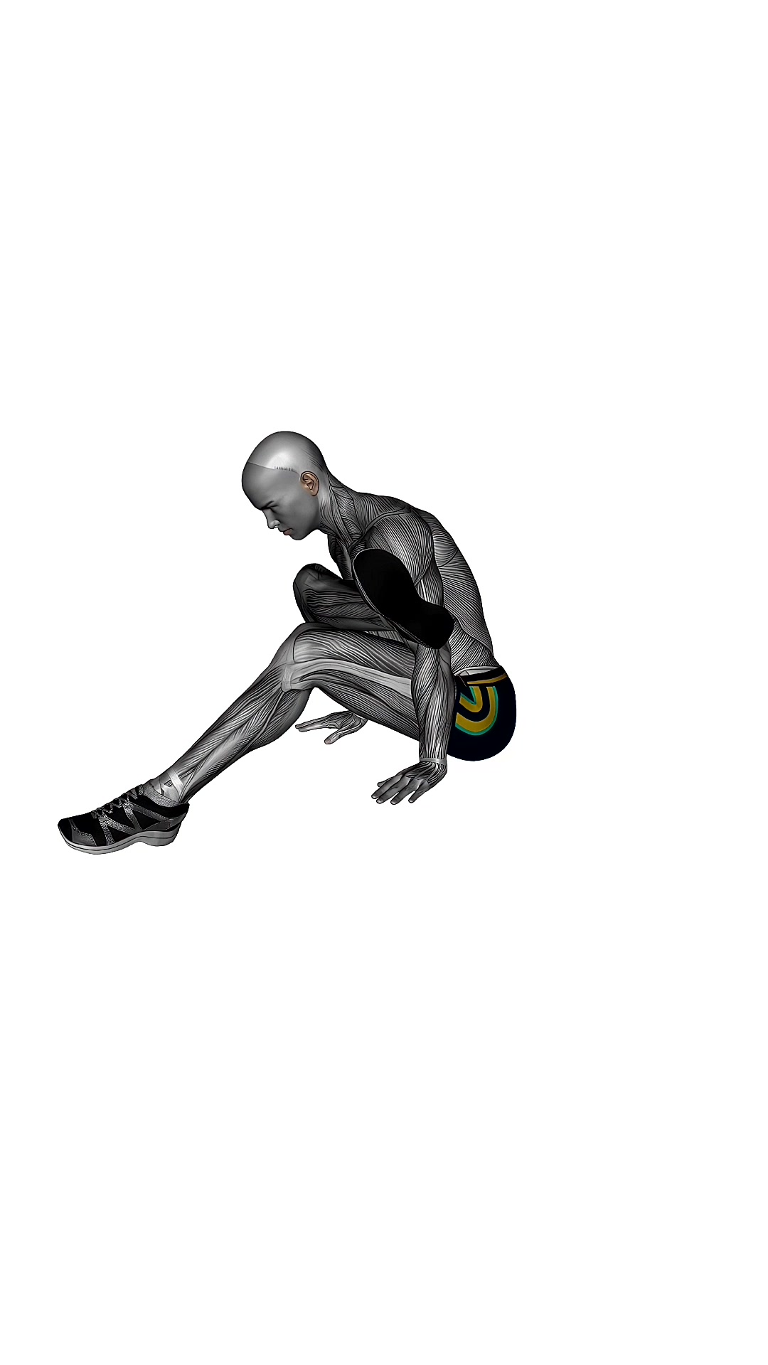 Seated Cross Leg Glute Stretch